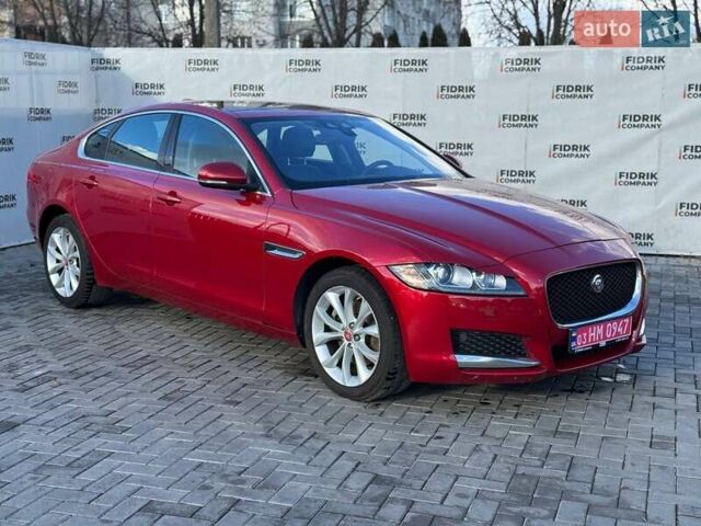 Червоний Ягуар ХФ, об'ємом двигуна 2 л та пробігом 214 тис. км за 10800 $, фото 1 на Automoto.ua