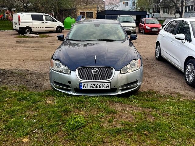 Синій Ягуар ХФ, об'ємом двигуна 3 л та пробігом 243 тис. км за 9700 $, фото 1 на Automoto.ua