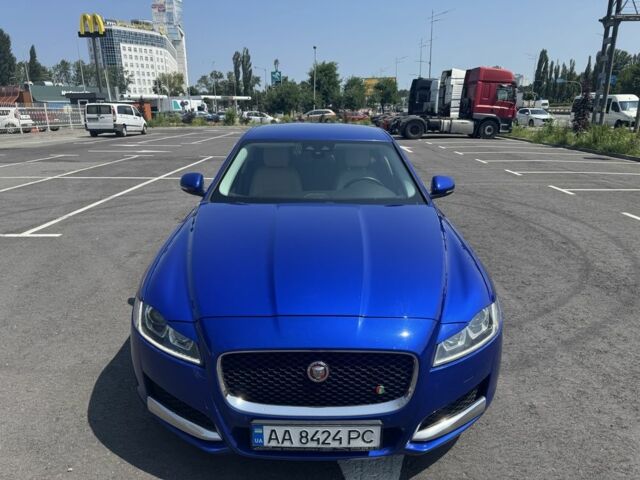 Синій Ягуар ХФ, об'ємом двигуна 2 л та пробігом 159 тис. км за 14956 $, фото 1 на Automoto.ua