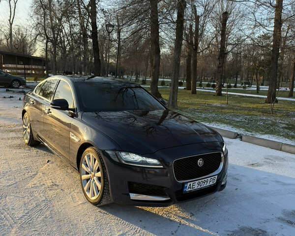 Синій Ягуар ХФ, об'ємом двигуна 3 л та пробігом 125 тис. км за 15500 $, фото 1 на Automoto.ua