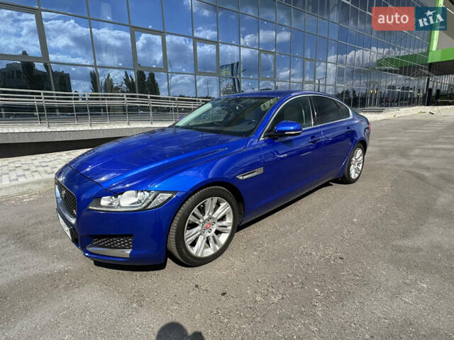 Синій Ягуар ХФ, об'ємом двигуна 2 л та пробігом 154 тис. км за 17500 $, фото 1 на Automoto.ua