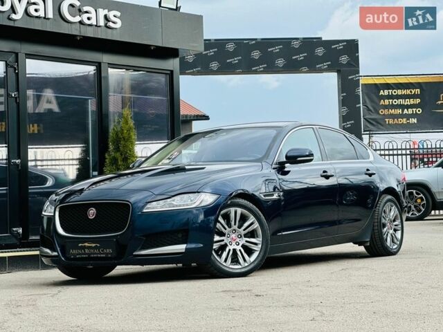 Синій Ягуар ХФ, об'ємом двигуна 2 л та пробігом 115 тис. км за 22500 $, фото 1 на Automoto.ua