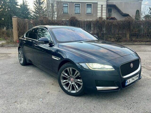 Синій Ягуар ХФ, об'ємом двигуна 2 л та пробігом 104 тис. км за 29000 $, фото 1 на Automoto.ua