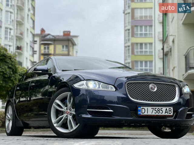 Ягуар Икс Джей 2014 в Ивано-Франковске на Automoto.ua Синий Ягуар Икс Джей, объемом двигателя 2.99 л и пробегом 138 тыс. км за 26000 $, фото 1 на Automoto.ua