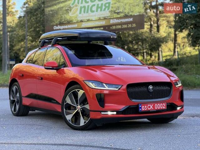 Красный Ягуар I-Pace, объемом двигателя 0 л и пробегом 89 тыс. км за 24300 $, фото 1 на Automoto.ua