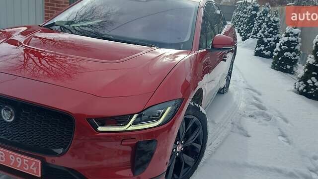 Красный Ягуар I-Pace, объемом двигателя 0 л и пробегом 95 тыс. км за 20990 $, фото 1 на Automoto.ua