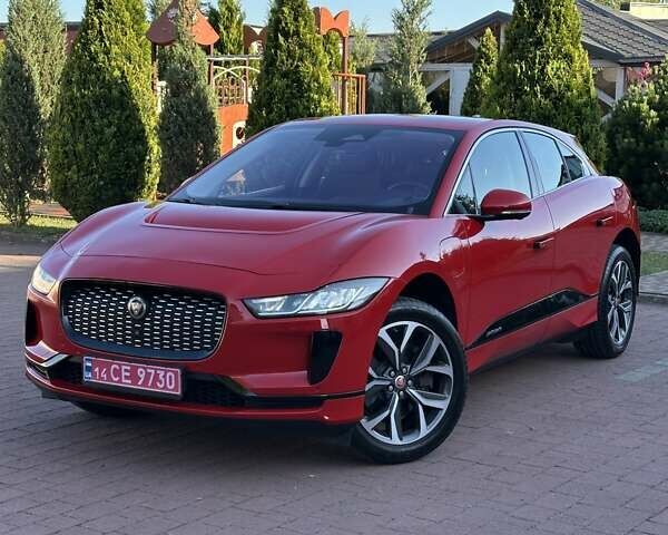 Красный Ягуар I-Pace, объемом двигателя 0 л и пробегом 53 тыс. км за 24999 $, фото 1 на Automoto.ua