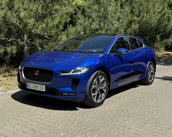 Синий Ягуар I-Pace, объемом двигателя 0 л и пробегом 147 тыс. км за 28500 $, фото 1 на Automoto.ua