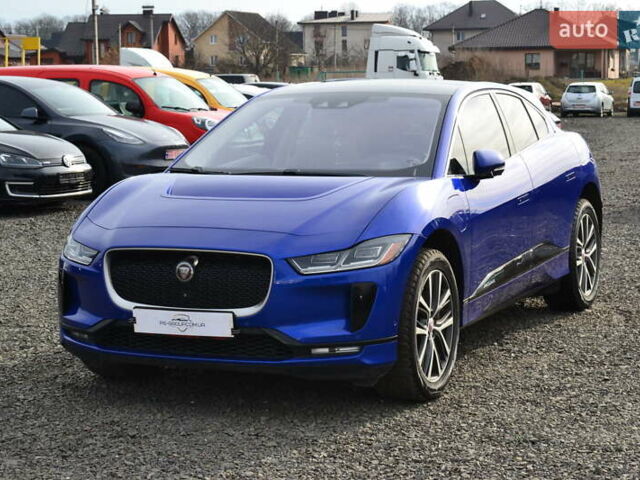Синий Ягуар I-Pace, объемом двигателя 0 л и пробегом 73 тыс. км за 22999 $, фото 1 на Automoto.ua