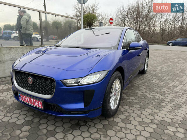 Синий Ягуар I-Pace, объемом двигателя 0 л и пробегом 77 тыс. км за 19900 $, фото 1 на Automoto.ua