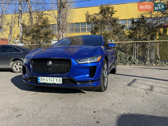 Синий Ягуар I-Pace, объемом двигателя 0 л и пробегом 95 тыс. км за 34900 $, фото 1 на Automoto.ua
