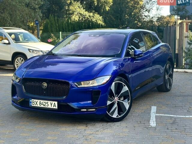 Синий Ягуар I-Pace, объемом двигателя 0 л и пробегом 97 тыс. км за 23000 $, фото 1 на Automoto.ua