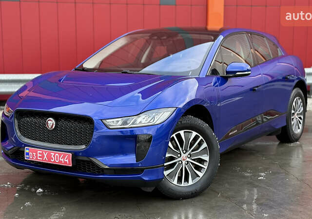 Синий Ягуар I-Pace, объемом двигателя 0 л и пробегом 107 тыс. км за 23500 $, фото 1 на Automoto.ua