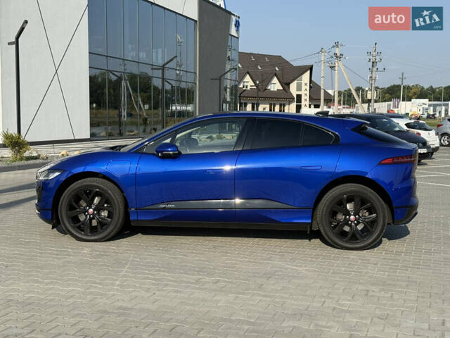 Синий Ягуар I-Pace, объемом двигателя 0 л и пробегом 83 тыс. км за 30700 $, фото 1 на Automoto.ua