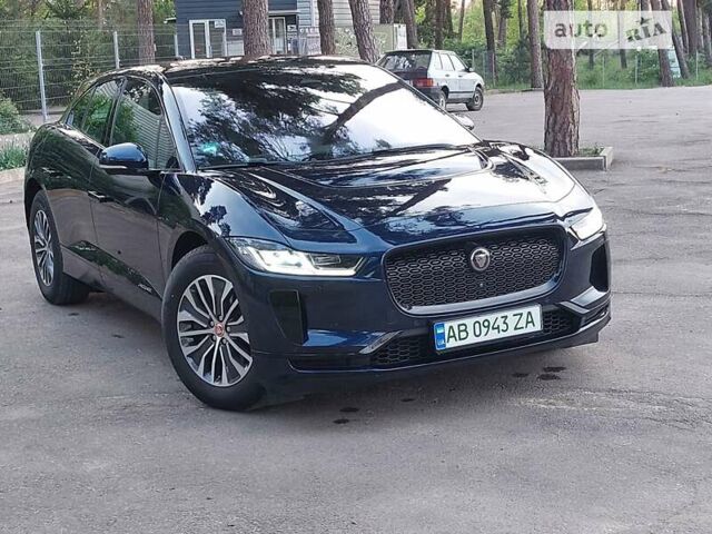 Синий Ягуар I-Pace, объемом двигателя 0 л и пробегом 87 тыс. км за 28800 $, фото 1 на Automoto.ua