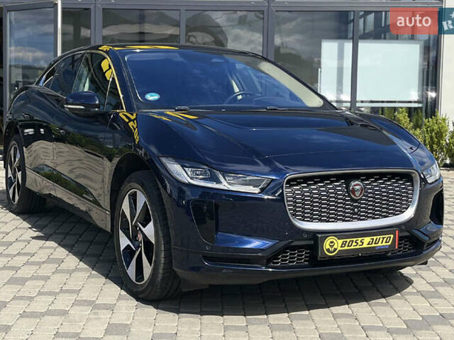 Синий Ягуар I-Pace, объемом двигателя 0 л и пробегом 75 тыс. км за 25990 $, фото 1 на Automoto.ua