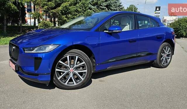 Синий Ягуар I-Pace, объемом двигателя 0 л и пробегом 121 тыс. км за 24999 $, фото 1 на Automoto.ua