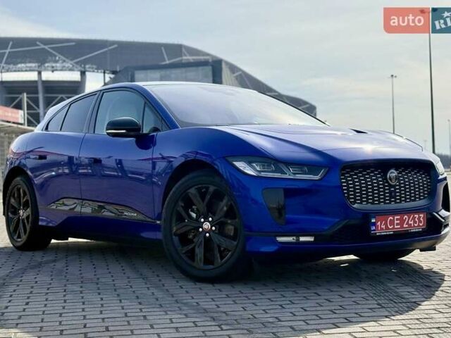 Синий Ягуар I-Pace, объемом двигателя 0 л и пробегом 84 тыс. км за 30900 $, фото 1 на Automoto.ua