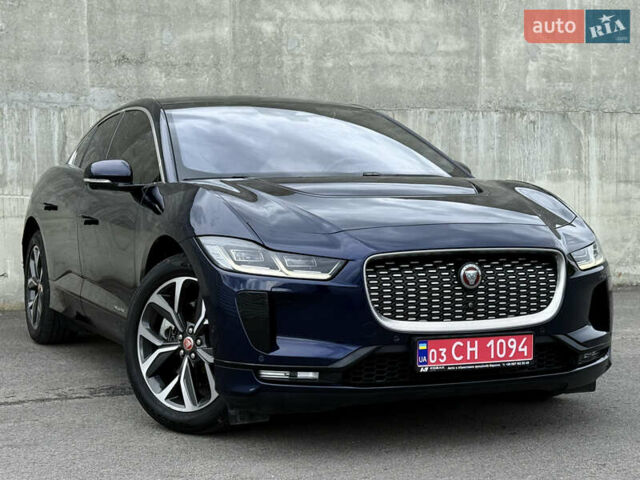 Синий Ягуар I-Pace, объемом двигателя 0 л и пробегом 38 тыс. км за 36320 $, фото 1 на Automoto.ua