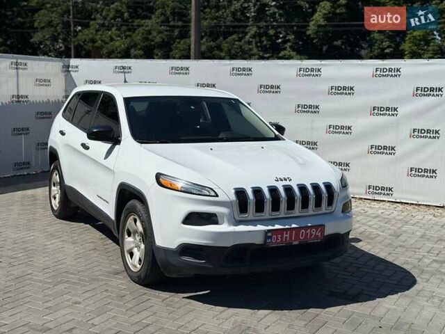 Белый Джип Чероки, объемом двигателя 2.4 л и пробегом 165 тыс. км за 8600 $, фото 1 на Automoto.ua