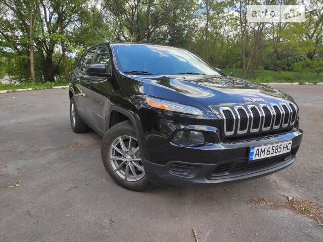 Чорний Джип Cherokee, об'ємом двигуна 2.36 л та пробігом 125 тис. км за 13400 $, фото 1 на Automoto.ua