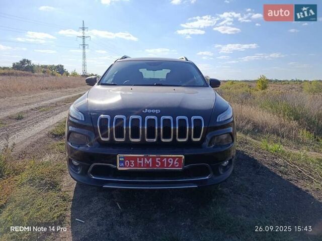 Чорний Джип Cherokee, об'ємом двигуна 2.18 л та пробігом 233 тис. км за 16700 $, фото 1 на Automoto.ua