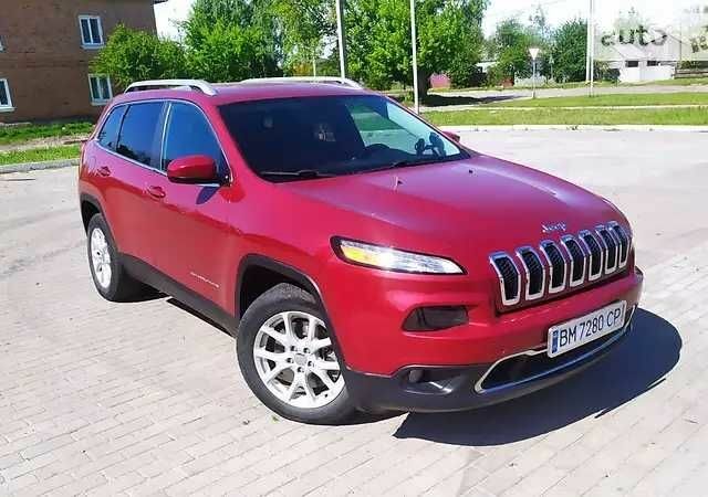Червоний Джип Cherokee, об'ємом двигуна 2.4 л та пробігом 175 тис. км за 12800 $, фото 1 на Automoto.ua