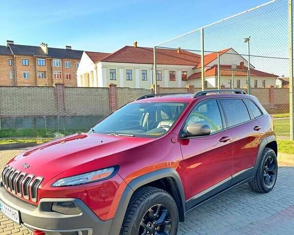 Красный Джип Чероки, объемом двигателя 3.24 л и пробегом 189 тыс. км за 14000 $, фото 1 на Automoto.ua