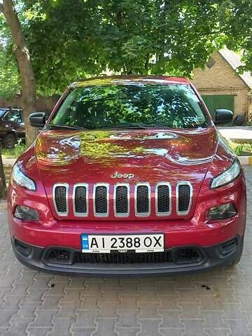 Червоний Джип Cherokee, об'ємом двигуна 2.36 л та пробігом 161 тис. км за 14500 $, фото 1 на Automoto.ua