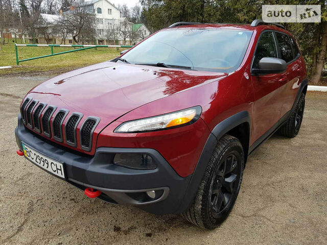 Червоний Джип Cherokee, об'ємом двигуна 3.2 л та пробігом 176 тис. км за 19350 $, фото 1 на Automoto.ua