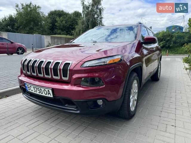Красный Джип Чероки, объемом двигателя 2.36 л и пробегом 92 тыс. км за 14500 $, фото 1 на Automoto.ua