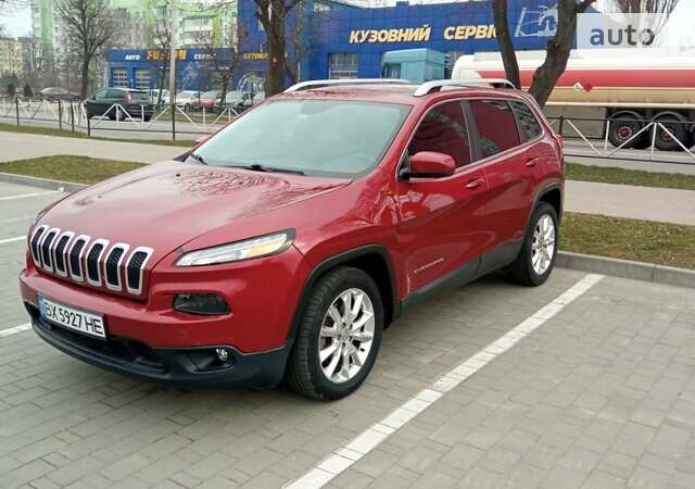 Червоний Джип Cherokee, об'ємом двигуна 3.24 л та пробігом 132 тис. км за 13400 $, фото 1 на Automoto.ua