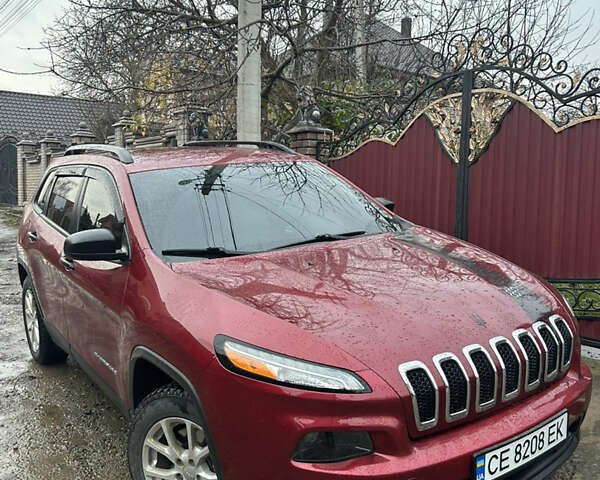 Красный Джип Чероки, объемом двигателя 2.36 л и пробегом 75 тыс. км за 15300 $, фото 1 на Automoto.ua