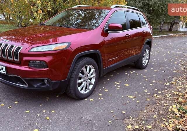 Червоний Джип Cherokee, об'ємом двигуна 2.36 л та пробігом 140 тис. км за 14000 $, фото 1 на Automoto.ua