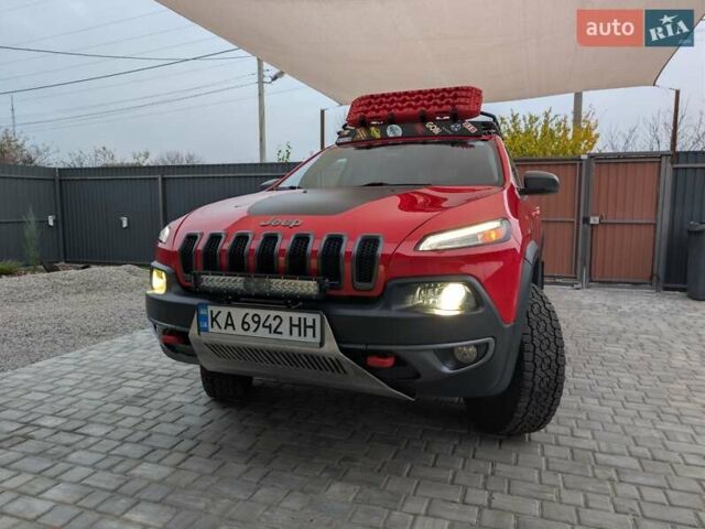 Красный Джип Чероки, объемом двигателя 3.24 л и пробегом 58 тыс. км за 22999 $, фото 1 на Automoto.ua