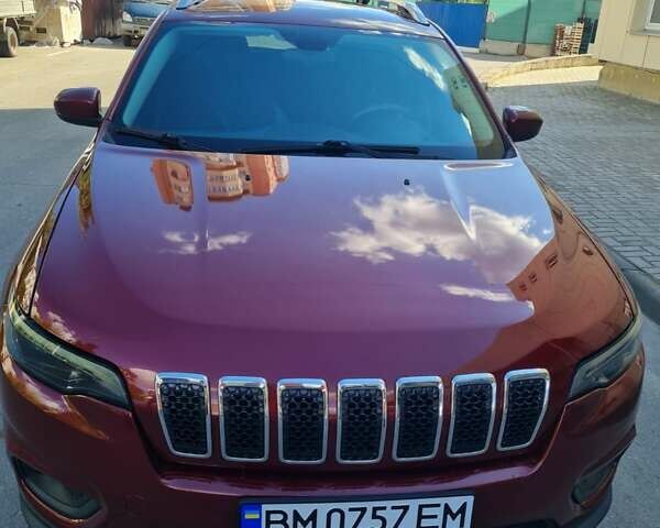 Красный Джип Чероки, объемом двигателя 2.36 л и пробегом 157 тыс. км за 15300 $, фото 1 на Automoto.ua