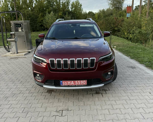 Красный Джип Чероки, объемом двигателя 2.36 л и пробегом 205 тыс. км за 15800 $, фото 1 на Automoto.ua
