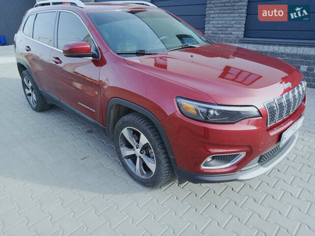 Красный Джип Чероки, объемом двигателя 3.24 л и пробегом 108 тыс. км за 18550 $, фото 1 на Automoto.ua