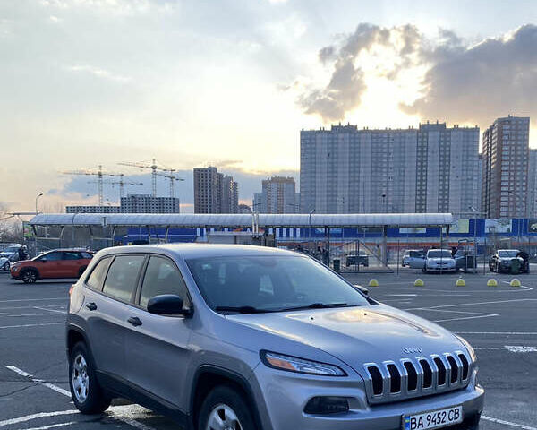 Сірий Джип Cherokee, об'ємом двигуна 2.4 л та пробігом 150 тис. км за 13800 $, фото 1 на Automoto.ua