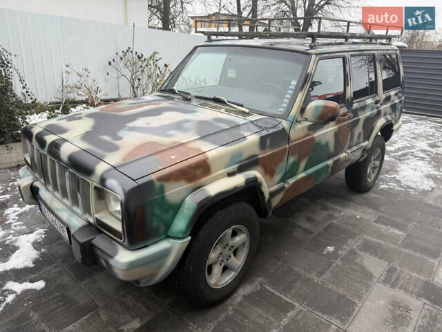 Синій Джип Cherokee, об'ємом двигуна 2.5 л та пробігом 228 тис. км за 6500 $, фото 1 на Automoto.ua