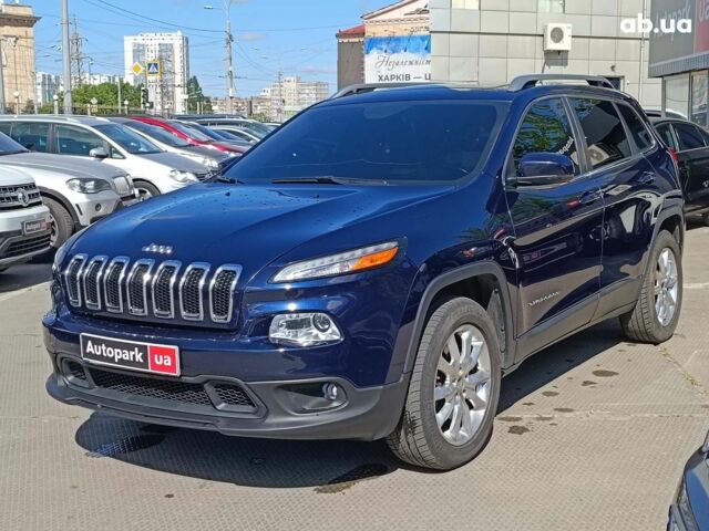 Синій Джип Cherokee, об'ємом двигуна 2.4 л та пробігом 166 тис. км за 14490 $, фото 1 на Automoto.ua