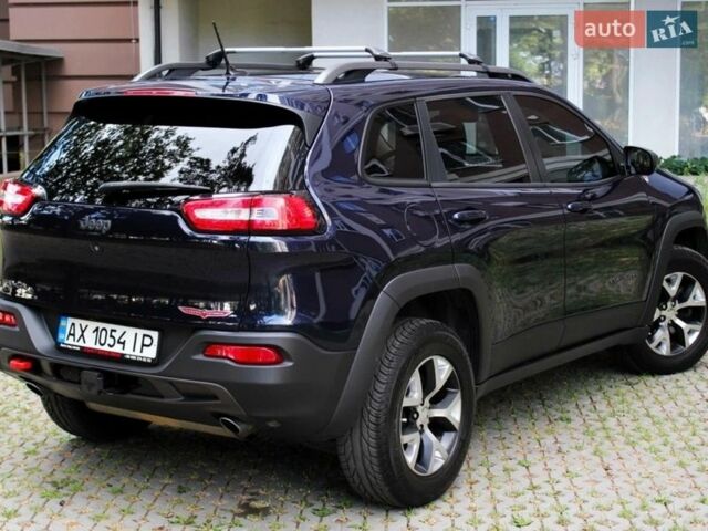 Синий Джип Чероки, объемом двигателя 3.24 л и пробегом 147 тыс. км за 17500 $, фото 1 на Automoto.ua