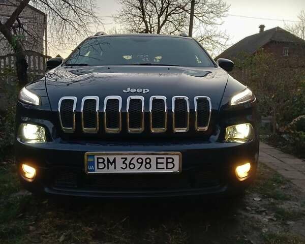 Синий Джип Чероки, объемом двигателя 2.36 л и пробегом 146 тыс. км за 13700 $, фото 1 на Automoto.ua