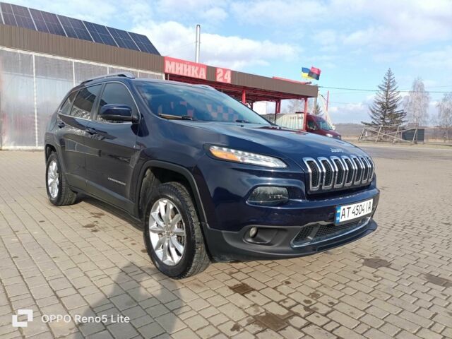 Синий Джип Чероки, объемом двигателя 2.4 л и пробегом 183 тыс. км за 14950 $, фото 1 на Automoto.ua