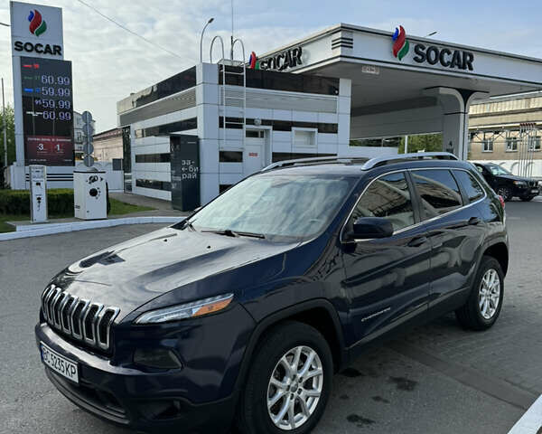 Синий Джип Чероки, объемом двигателя 2.36 л и пробегом 137 тыс. км за 14700 $, фото 1 на Automoto.ua