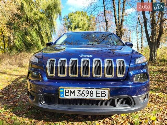 Синій Джип Cherokee, об'ємом двигуна 2.36 л та пробігом 140 тис. км за 14300 $, фото 1 на Automoto.ua