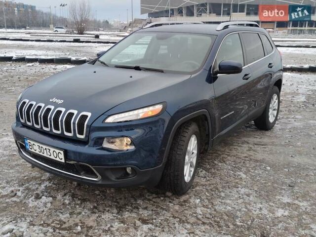 Синий Джип Чероки, объемом двигателя 2.36 л и пробегом 161 тыс. км за 11000 $, фото 1 на Automoto.ua