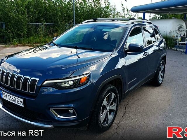 Синий Джип Чероки, объемом двигателя 3.2 л и пробегом 141 тыс. км за 10000 $, фото 1 на Automoto.ua