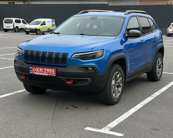Синій Джип Cherokee, об'ємом двигуна 3.24 л та пробігом 142 тис. км за 18700 $, фото 1 на Automoto.ua