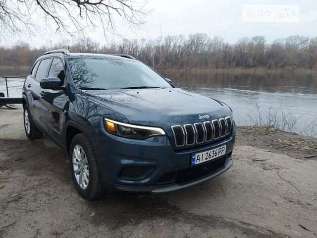 Синій Джип Cherokee, об'ємом двигуна 2.36 л та пробігом 125 тис. км за 19400 $, фото 1 на Automoto.ua